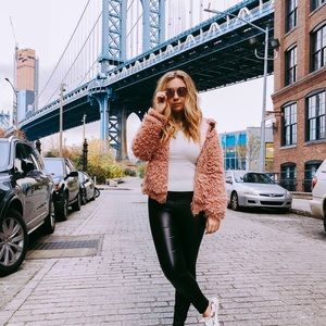 Brand New! Forever 21 Pink Teddy Jacket